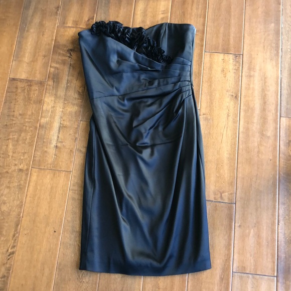White House Black Market Dresses & Skirts - White House Black Market Strapless Satin Dress, 6